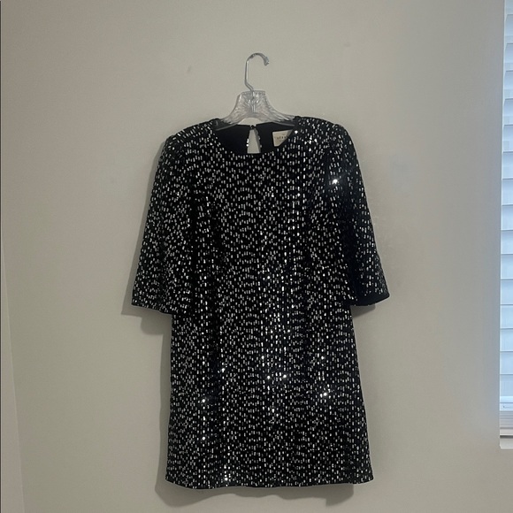 Sezane Gabin Black Sequin Mini Dress - Picture 5 of 10